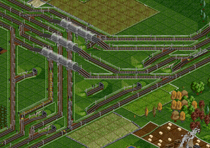 OPENTTD железнодорожные развязки. Transport Tycoon Deluxe развязки. OPENTTD развязки. OPENTTD железная дорога.