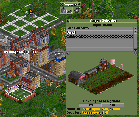 OpenTTD | Airport construction