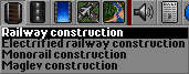 building normal rails menu